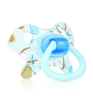 N by 985890 Geo Pacifier - Jaw-Friendly Silicone Teat Shape Multi-Coloured | International Shipping Available - Buy Online on GoSupps.com