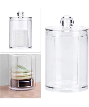 Acrylic Makeup Cotton Pad Swab Holder Storage Organizer Box Organizer for Cosmetics and More - Buy Online on GoSupps.com