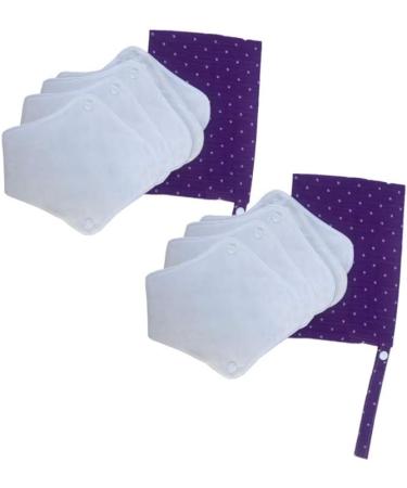 SUPVOX Reusable Sanitary Napkins - Washable Charcoal Absorbency Layer Travel Pouches - 5pcs for Women & Ladies - Buy Online on GoSupps.com
