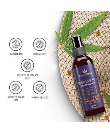 Avi.mee Herbal Hairtone PV 1 Scalp Spray - Natural DHT Blocker Fights Hair Fall with Rosemary Saw Palmetto Amla Methi & Bhringraj | Hair Serum for Men & Women - 100 ml - Buy Online on GoSupps.com