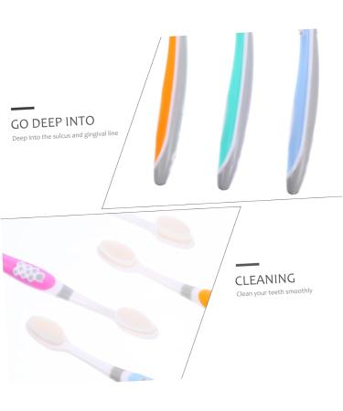 Beavorty Ultrafine Soft Travel Toothbrush Set - 4 Pack Brass Micro Nano Toothbrushes for Adults & Men - Optimal Oral Care - Buy Online on GoSupps.com