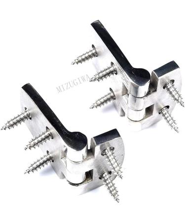 Marine Heavy Duty 316 Stainless Steel Shortside Offset Hinges 1-1/2 x 2-1/4 - Pair - Buy Online on GoSupps.com