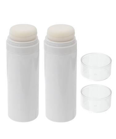 OSALADI 2 PCS Babyding Body Powder Powder Bouteilles Portables Rechargeables Travels Loose Conteners avec Bouff e Face Box Bo te Bo te pour Enfants Adulte