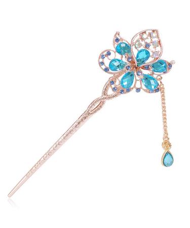 Women Retro Hair Sticks Hair Chopsticks Vintage Ancient Chinese Japanese Hair Sticks Pins Teachers Day for Women ( Random Color )
