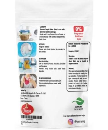 Buy Onuva Borax Powder 2LB | Laundry Booster & Multipurpose Cleaner (Unscented) - International Shipping Available - Buy Online on GoSupps.com