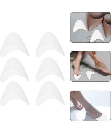 Healifty 6 Pairs Silicone Gel Pointe Shoe Cushion Protectors - Women's Foot Pads for Ballet Dance Shoes - Includes Whitex2pcs - 10.5X9.5X1.5CMx2pcs - Buy Online on GoSupps.com