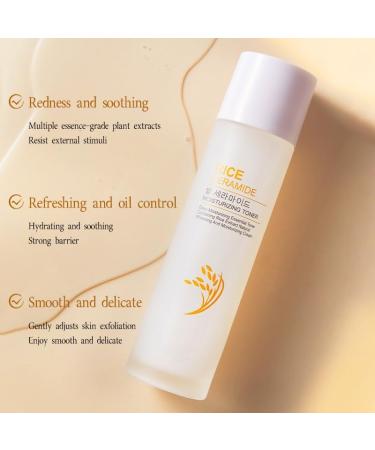 Mikabila (02)120ML Rice Toner for Face Skincare Rice Water Rice Pure Essential Toner Rice Essence Toner for Face Rice Water Toner Natural Rice Face Hydrating Toner Hydrating and Moisturizing - Buy Online on GoSupps.com
