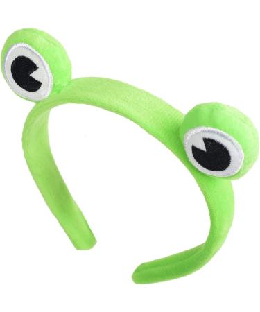 MFUOE 2 Pieces Frog Headband Makeup Headband Gree Frog Hair Bands Hair Accessories Cartoon Hair Tie for Makeup Shower Face Washing Skincare Sports - Buy Online on GoSupps.com