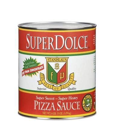 Super Dolce Pizza Sauce #10 6.81 Pound (Pack of 1)