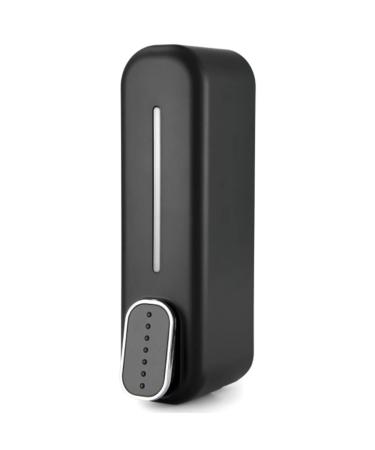 victuals Soap Wall Mounted Holder 350ml Hand Liquid Shampoo Shower for Bathroom Kitchen Office Black