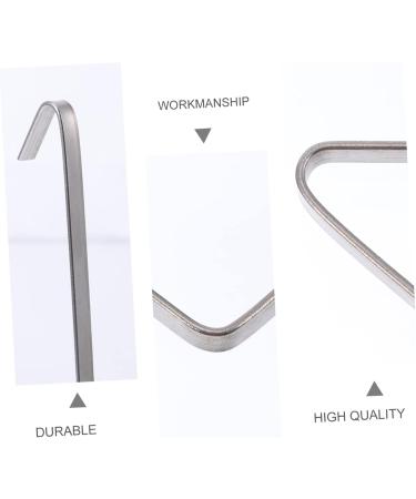 Alipis 40pcs Door Hook Stainless Steel Hooks Metal Stocking Hanger Removable Hook Stockings Kitchenware - Buy Online on GoSupps.com