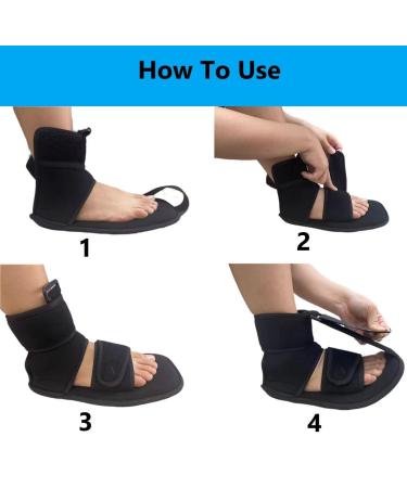 Plantar Fasciitis Night Splint - Dorsal Foot Brace for Effective Relief | Men's & Women's Adjustable Comfort - Buy Online on GoSupps.com