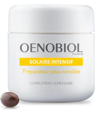 OENOBIOL - Food Supplements - Sun Preparer - Sensitive Skin - Based on Lycopene Lutein Vitamin B2 Vitamin E and Selenium - 2 Month Program - 2 Boxes of 30 Capsules - Buy Online on GoSupps.com