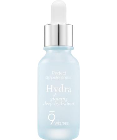 9wishes  Hydra Face Ampoule Serum 0.85Fl. Oz | Ultra Moisturizer Skin Serum Soothing Calming with Coconut Water & Hyaluronic Acid Serum | Hypoallergenic Skincare  Relief Natural Facial Serum