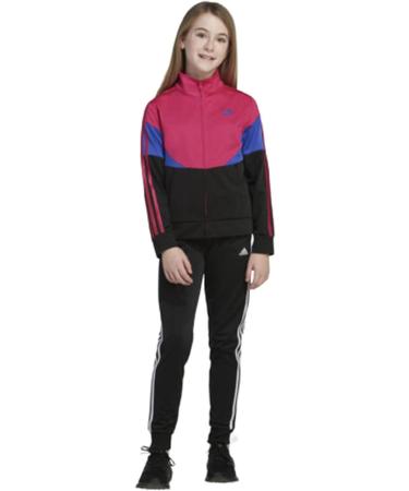 adidas Colorblock Tricot Track Jacket Large - Real Magenta | Shop Now - Buy Online on GoSupps.com