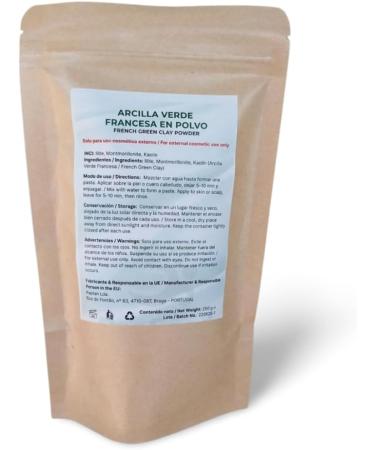 KAPTAN LDA French Green Clay Powder for facial mask hair and body detox and purify 100 natural 250 g excellent for face and hair mask spot treatment body wrap detoxbate foot soak and - Buy Online on GoSupps.com