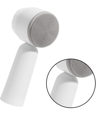 minkissy Cleaning Brush Face Pore Cleanser Facial Cleansing Brush Handheld Brush Face Cleanser Soft Bristles Facial Brush Face Cleaning Silicone Deep Cleasing Milk Grey 5.5X12.5cm - Buy Online on GoSupps.com