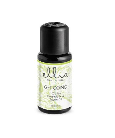 Ellia Diffuser Essential Oil | Get Going Blend| 15ml 100% Pure Therapeutic Grade Get Going 1 Fl Oz (Pack of 1)