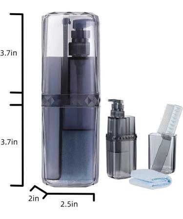 Feluog 7-in-1 Travel Toothbrush Case with Cup & Organizer - Portable & Compact for Business Trips, Camping, School - Includes Towel & Comb Sub-bottling - Buy Online on GoSupps.com