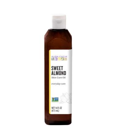 Aura Cacia Sweet Almond Skin Care Oil  16-Ounce  Natural Source of Skin-Nourishing Fatty Acids & Lipids  No Paraben 16 Fl Oz (Pack of 1) - Buy Online on GoSupps.com