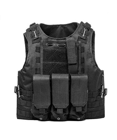 KIDYBELL Adjustable Airsoft Vest Lightweight Oxford Cloth Tactical Training Vest is Suitable for Outdoor Hunting Army Fan Combat Training Airsoft and Other Outdoor Sports