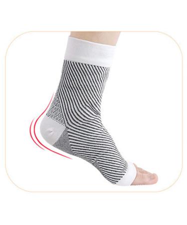 Milisten Ankle Support Sleeve | Yoga & Running Brace | Foot Care & Fitness | L/XL White Ankle Protector - Buy Online on GoSupps.com