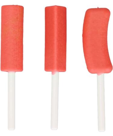 Portable Orthodontic Pacifiers with Flexible Leveling Shell - Professional Silicone Packaging 6 Pack - Tasty Red Strawberry Flavor - Buy Online on GoSupps.com