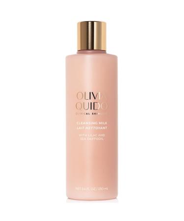 OLIVIA QUIDO Clinical Skincare Cleansing Milk with Lilac & Sea Daffodil (8.4 fl.oz.) | Anti-Aging and Moisturizing Face Cleanser for All Skin Types