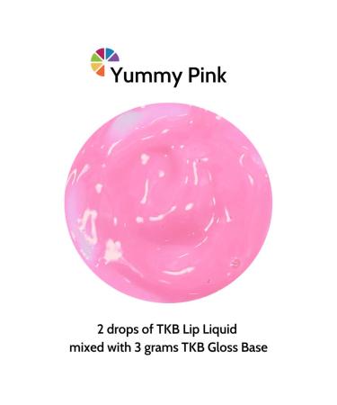TKB Lip Liquid Color - Pigmented Lip Gloss and Lipstick Colorant for DIY Lip Gloss | Moisturizing, Made in USA (Yummy Pink, 1 fl oz) - Buy Online on GoSupps.com