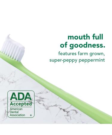 Farm Grown Mint Whitening Toothpaste | Vegan SLS Gluten Peroxide Free | 4.7oz - 4 Pack - Buy Online on GoSupps.com