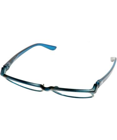 BUNNY EYEZ Readers JACOB - Stylish Dark Navy Blue Reading Glasses with Tiltable & Flippable Frame | 2.5 Diopters | Shop Internationally - Buy Online on GoSupps.com