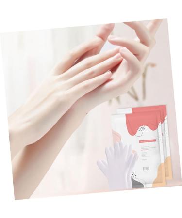 Beatifufu 2 Pairs Hand Peeling Hand Cover Hand Care Supplies Nicotinamide Hand Spa Mask Moisturizing Gel Socks Hand Moisturizer Gloves White Non-Woven Fabric Nourish Cat Paw - Buy Online on GoSupps.com