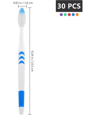 Buy Oatipho 30st Disposable Toothbrush for Sensitive Gums | Vegan Manual Toothbrush for Adults & Kids - Gentle Cleaning Tool - Buy Online on GoSupps.com