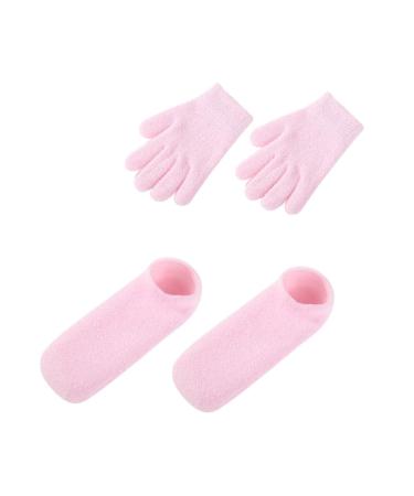 minkissy 1 Pair Moisturizing Hand Exfoliating Hand Glove Hand Peel Womens Glove Moisturizing Gloves Moisturizing Foot Miss Essential Oil 21.5*11cm