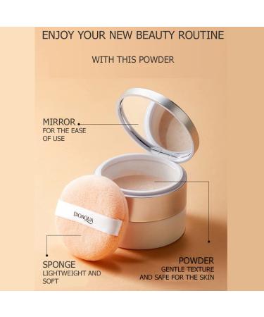 BIOAQUA Lightness Soft Loose Powder | Oil Control & Blemish Repair Makeup | 3 Light Skin Tone Options - 15g - Buy Online on GoSupps.com