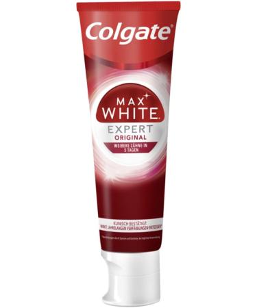 Colgate Max White Expert Original Toothpaste 75ml - Whitening Toothpaste & 400ml Mouthwash for Bright White Teeth | International Shipping - Buy Online on GoSupps.com