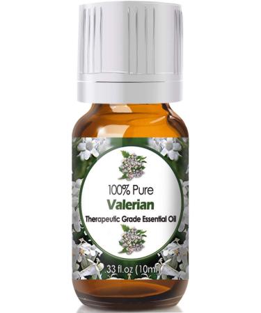 (0.33 fl oz) Valerian Essential Oil for Diffuser Skin & Hair 100% Pure Natural Valerian Oil for Aromatherapy & Candle Making Valerian 0.33 Fl Oz (Pack of 1)
