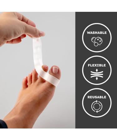 Buy Awesome Toes Spacers & Separators Kit | Fast Relief for Hammertoe & Bunions | Includes Toe Stretch Band & Individual Spacers | Ideal for Walking Running & Yoga | International Shipping - Buy Online on GoSupps.com