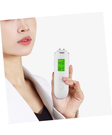 WOONEKY Skin Tester Skin Hydration Gauge Oil Skin Hydration Sensor Plastic Shell White - Buy Online on GoSupps.com