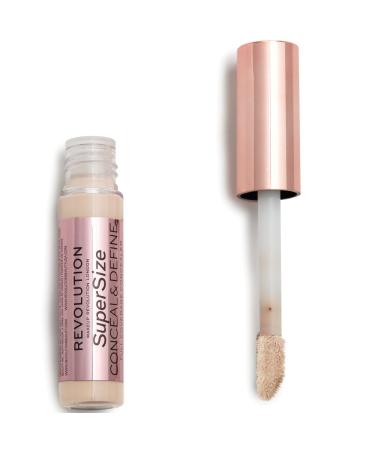 Makeup Revolution Conceal & Define Supersize Concealer C3 - 13g | Best International Shipping for Flawless Skin - Buy Online on GoSupps.com