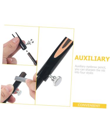 Beaupretty Eyebrow Pencil Sharpener Eyebrow Sharpening Tool Cylinder Shape 4 in 1 Makeup Pen Eye Cosmetic Tool Beauty Makeup Tool Makeup Gadgets Metal Aluminum Alloy Child Pencil Sharpener - Buy Online on GoSupps.com