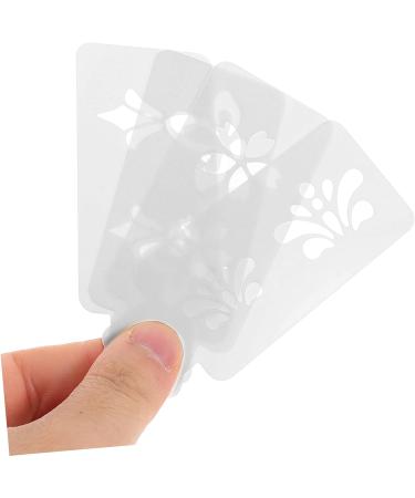 BELLIFFY 1 Set Hanfu Forehead Patch Facial Painting Stencils Birth Stencil Face Paint White Pvc - Buy Online on GoSupps.com