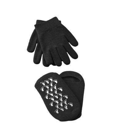 DOITOOL 2 Pairs Gel Gloves Foot Spa Socks Womens Glove Gel Socks for Cracked Feet Hydrating Socks High Heel Socks Spa Moisture Socks Moisturizing Gloves Skin Care Gloves Accessories Hand