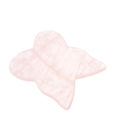 Beavorty Rose Quartz Massage Butterfly Board Guasha Stone Gua Sha Scraper Facial Tools for Skin Care Facial Spa Tools Scraping Board Gua Sha Facial Massage Facial Massager Tool Pink Crystal 8.50X7.00X0.20CM Pink