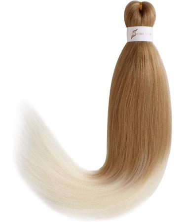 Leeven 3 Packs Ombre Blonde Pre Stretched Braiding Hair 26 Inch Yaki Braiding Hair Extensions for Box Braids Pre Stretched Hair Extensions EZ Braids 27613# 26 Inch (Pack of 3) 27613# - Buy Online on GoSupps.com