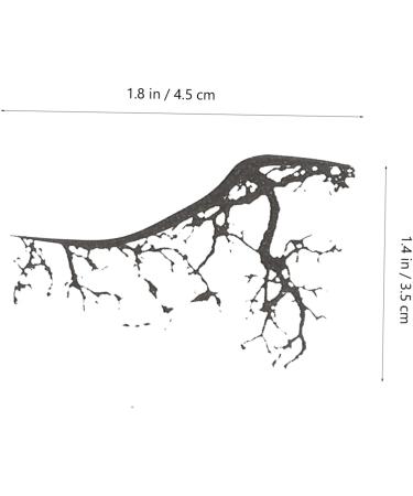 OHPHCALL 8 Pairs Halloween Eyeliner Stickers Face Stickers Eye Makeup Stickers Eye Line Strip Pvc Black - Buy Online on GoSupps.com