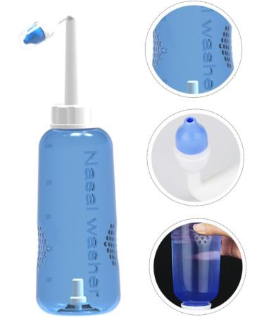 Healvian 2pcs Nasal Wash Bottles for Sinus Relief - Household Plastic Sinus Rinse Irrigator for Allergies and Congestion - Buy Online on GoSupps.com