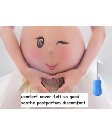 Portable Peri Bottle for Postpartum Care | Travel Bidet for New Moms - Perineal Cleansing Bottle in Medium Blue - Buy Online on GoSupps.com