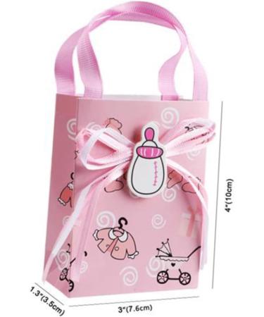 Mobestech Children Tote Bags 36 Pcs Baby Gift Bag Mini Gift Bag Paper Gift Bag Christening Decoration Party Favors Mini Tote Candy Bag Box Kraft Paper Child Carrier Pack - Buy Online on GoSupps.com
