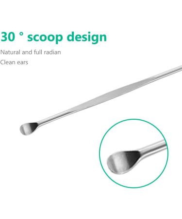 Benkeg Pick Set - 6 Pieces Ear Pick Set Stainless Steel Earpick Ear Wax Curette Remover Cleaner Ear Spoon Spiral Ear Clean Tool with Case - Buy Online on GoSupps.com